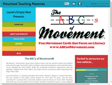 Tablet Screenshot of abcsofmovement.com